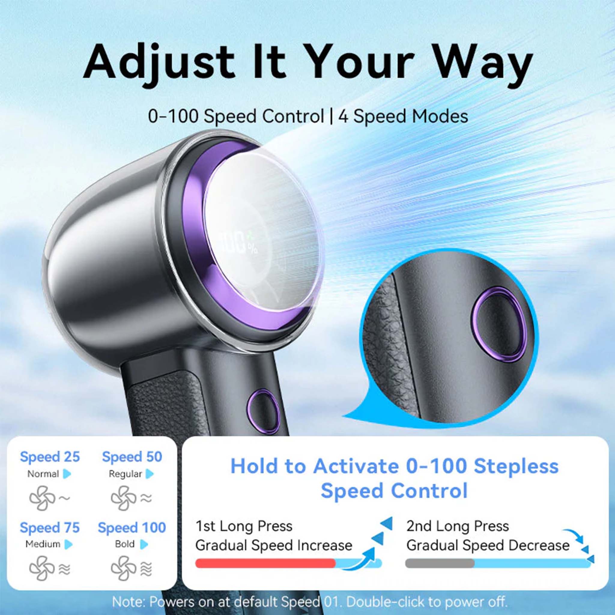 VENTION PBAN0 HANDHELD HIGH SPEED FAN