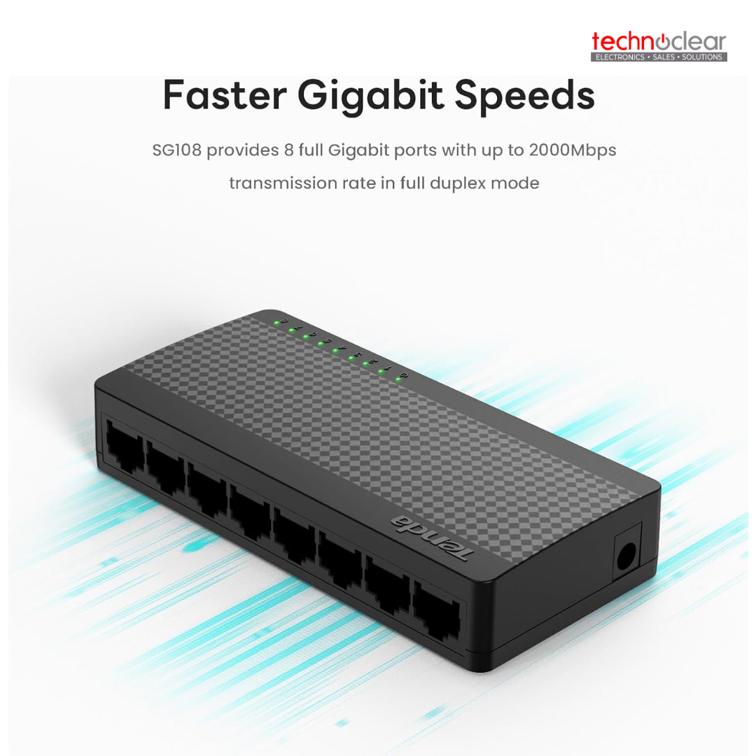 TENDA SG108 / SG80 8-PORT GIGABIT SWITCH