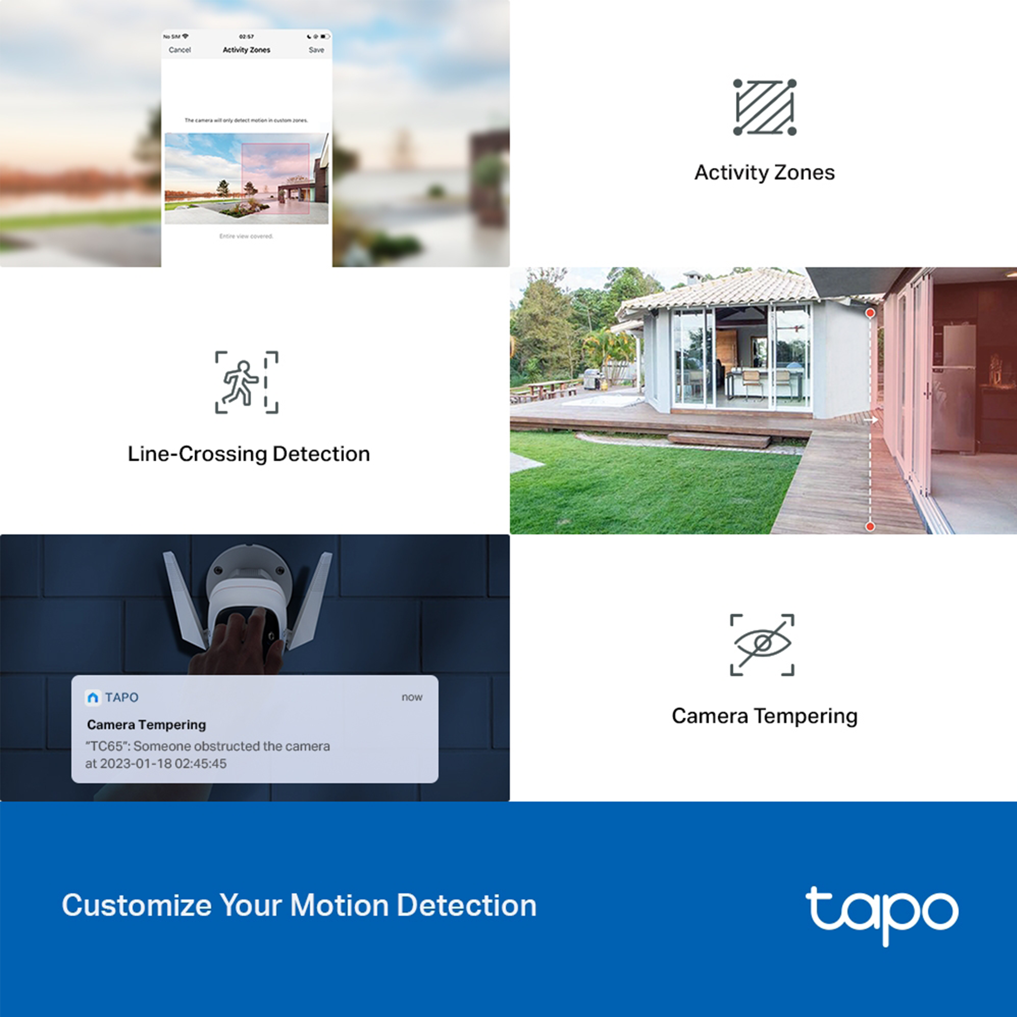 TAPO TC65 OUTDOOR SECURITY, WI-FI CAMERA