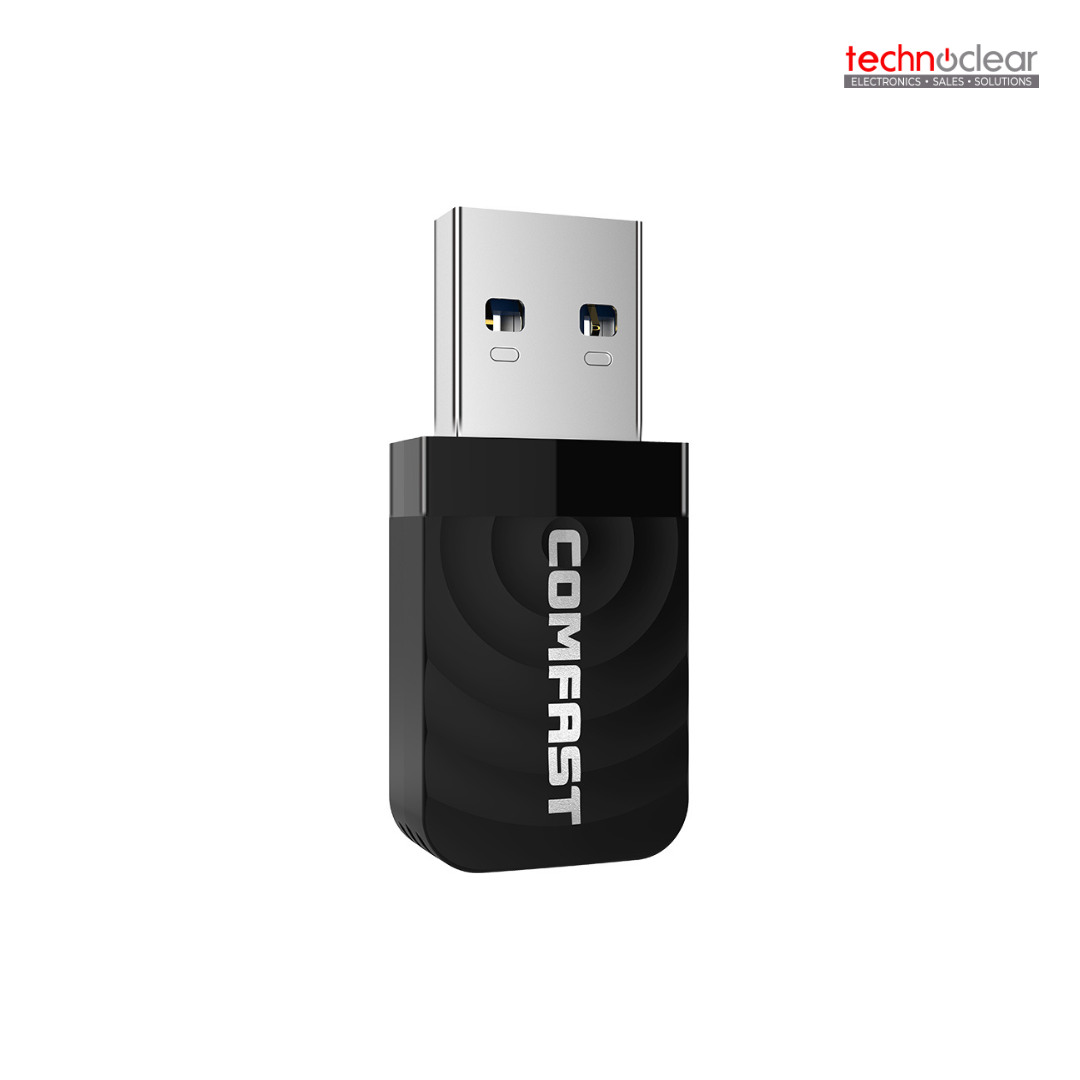 COMFAST CF-812AC, USB WIFI DONGLE ADAPTER 1200MBPS, AUTO DRIVER