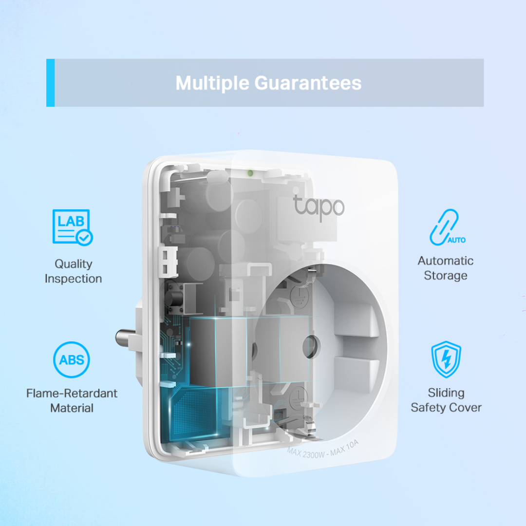TP-LINK TAPO P100 MINI SMART WI-FI SOCKET (1-PACK)