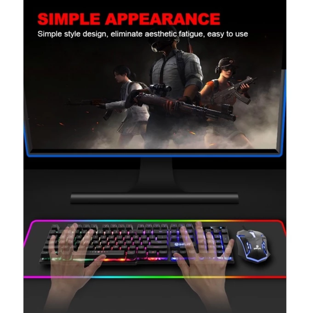 INPLAY STX360 Black, Keyboard Mouse Bundle