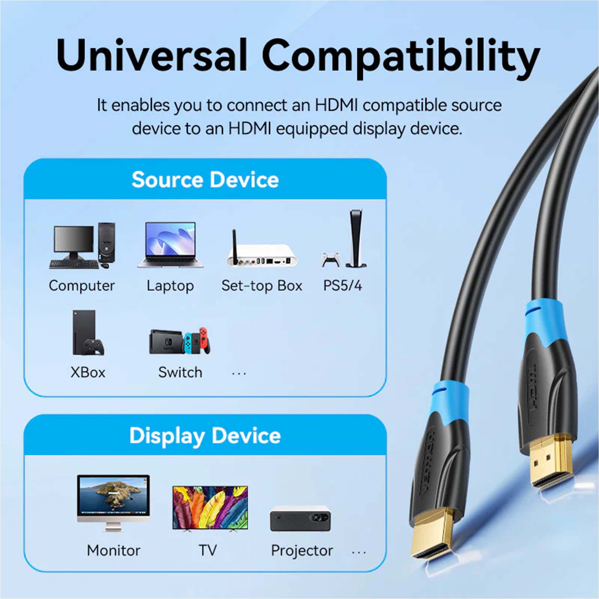 VENTION AACBI HDMI CABLE 3M