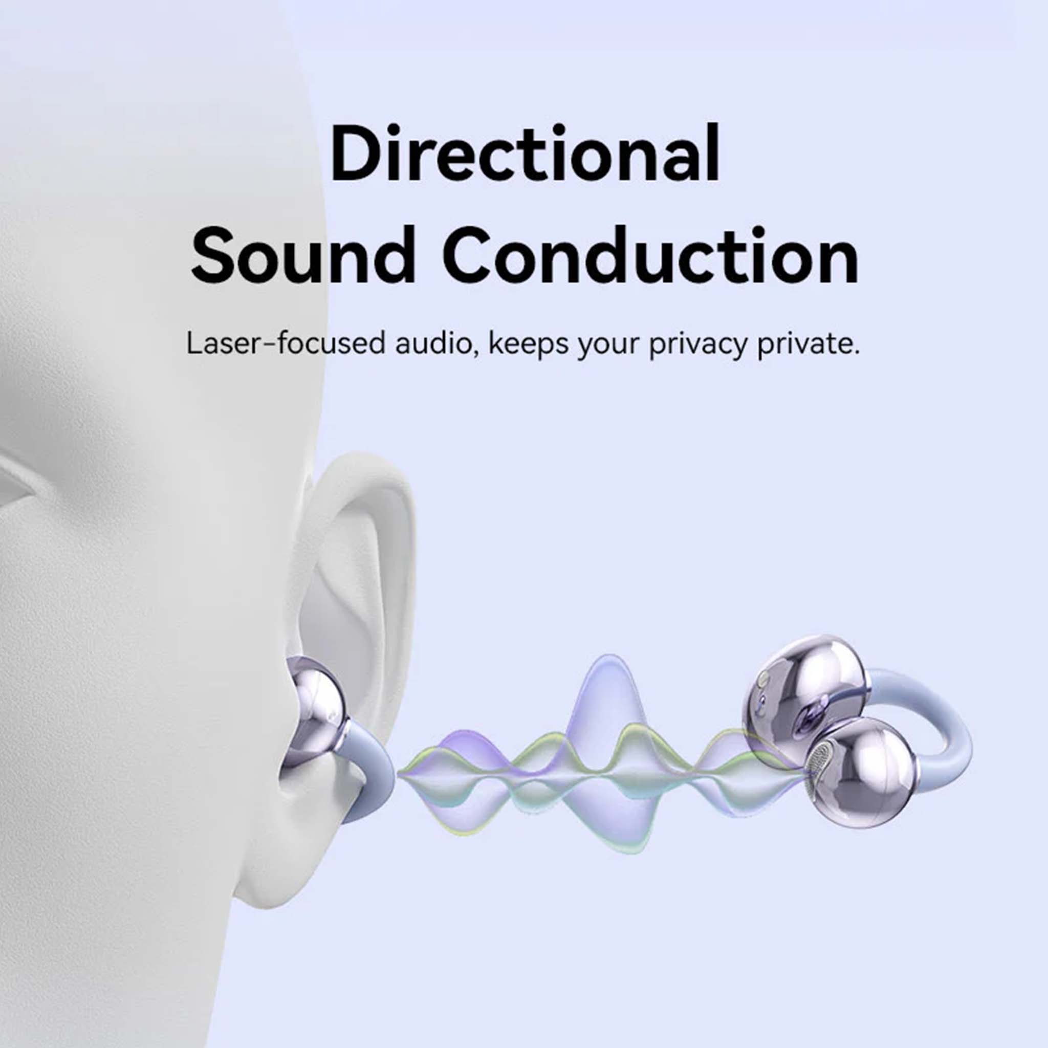 VENTION NBWV0-PH ECHO CLIP A11 clip On wireless Earbuds Purple