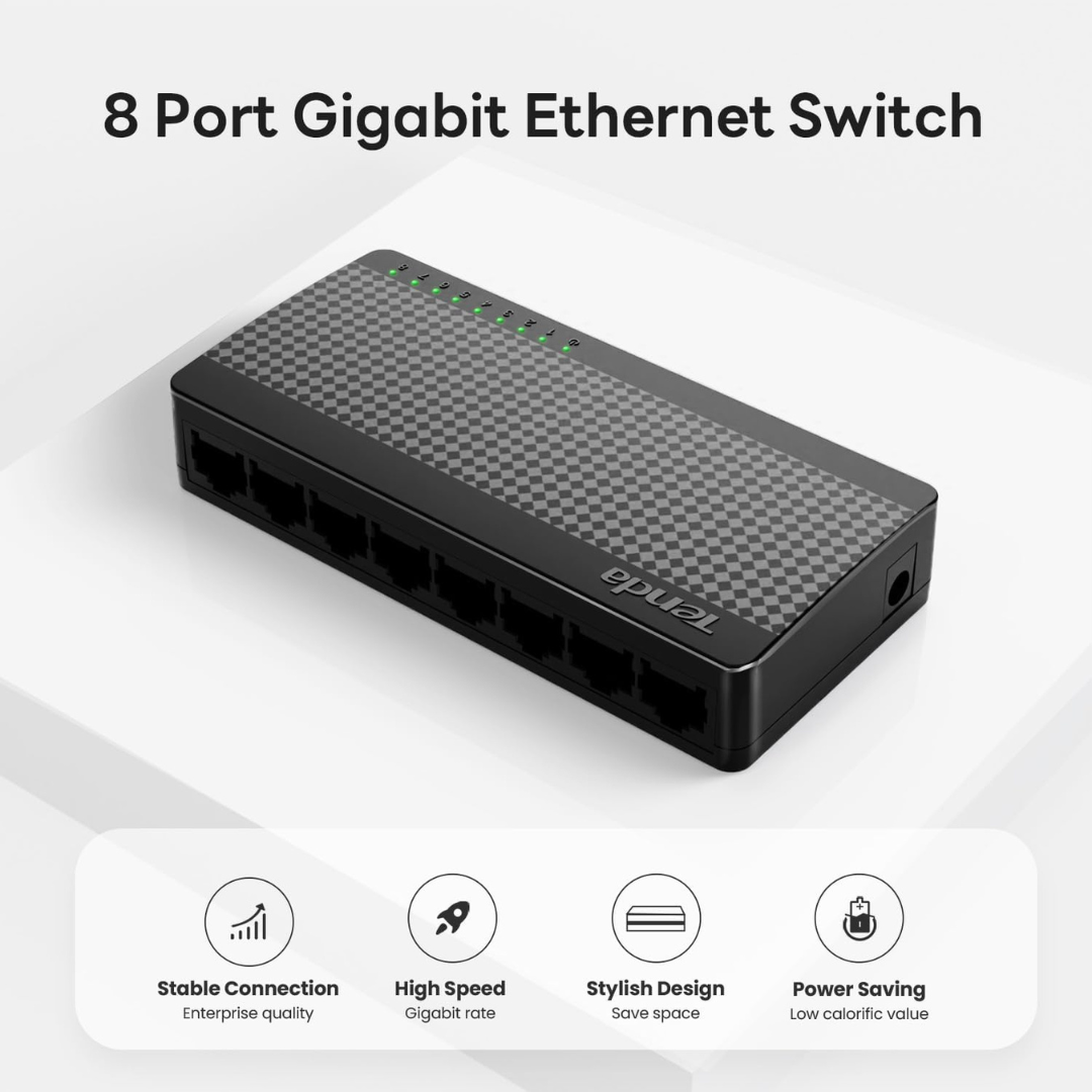 TENDA SG108 / SG80 8-PORT GIGABIT SWITCH