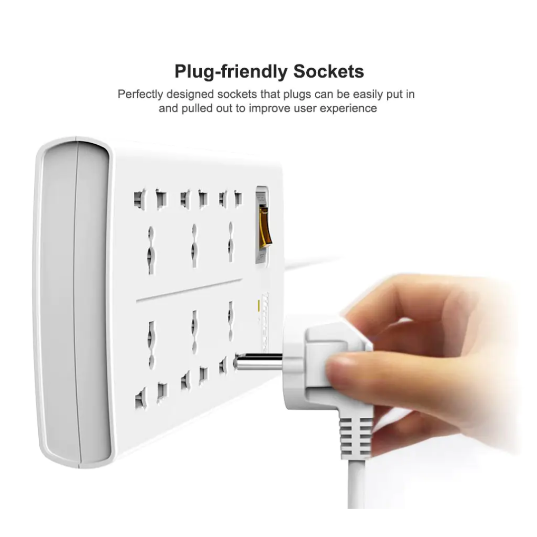 HUNTKEY SZM604-4 6 SOCKETS 2M POWER SURGE 375 JOULES