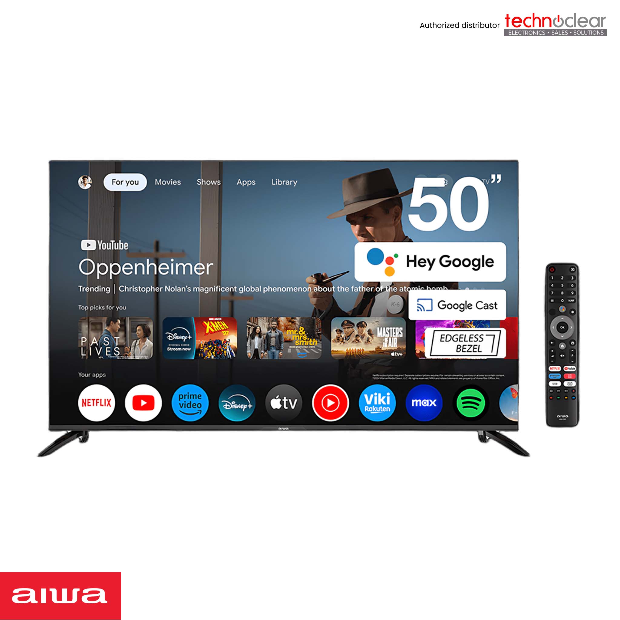 AIWA 50" - WS-501N - 4K ULTRA HD SMART TV