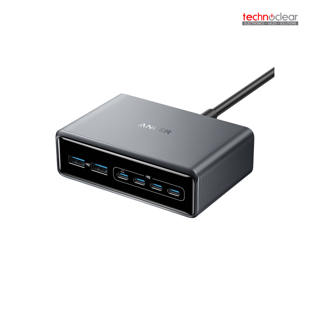 ANKER PRIME CHARGER 200W, 6PORTS,GAN B2C - US SILVER