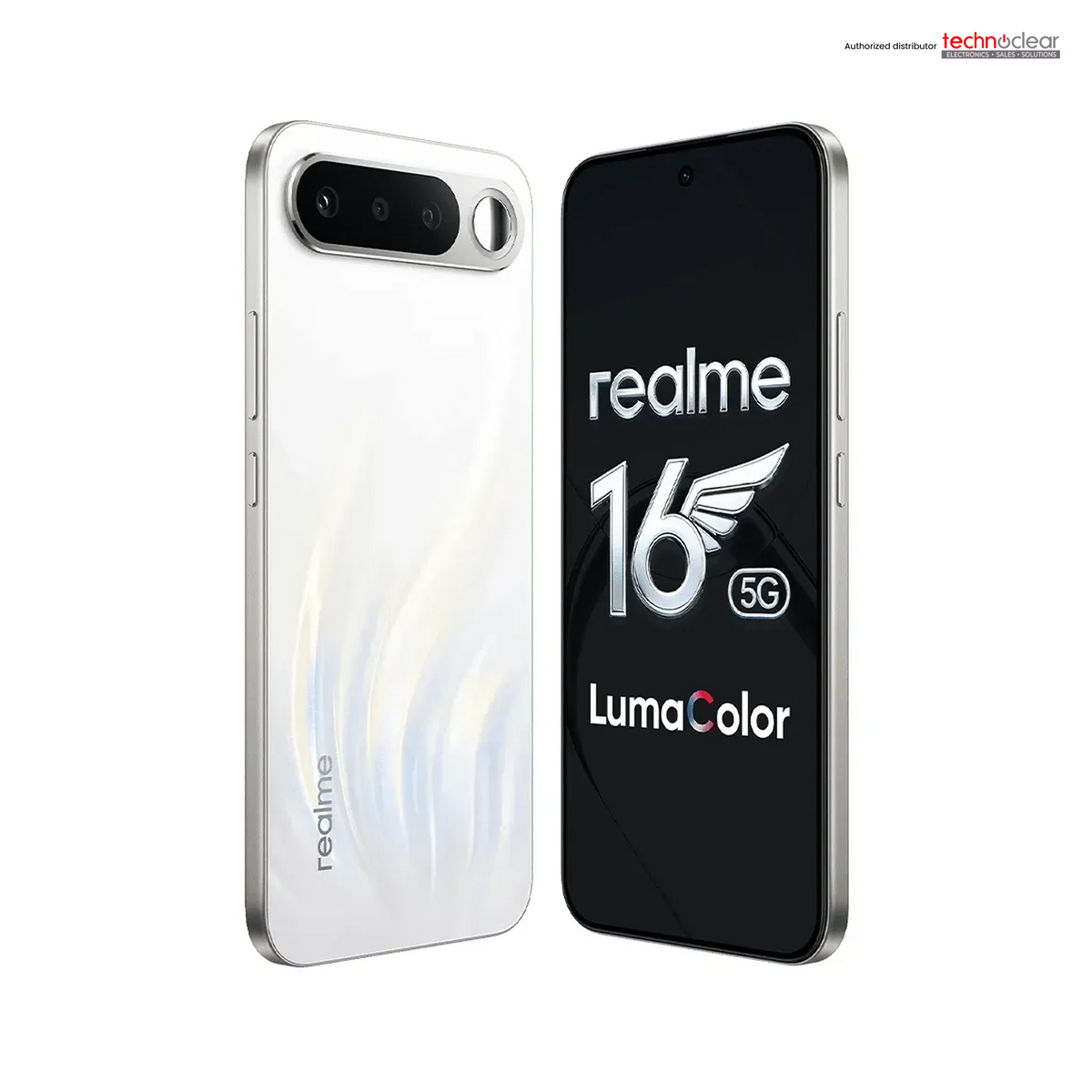 Realme 16 5G 8GB+256GB Black/White | Smartphone | Clearcom Merchandising – Technoclear