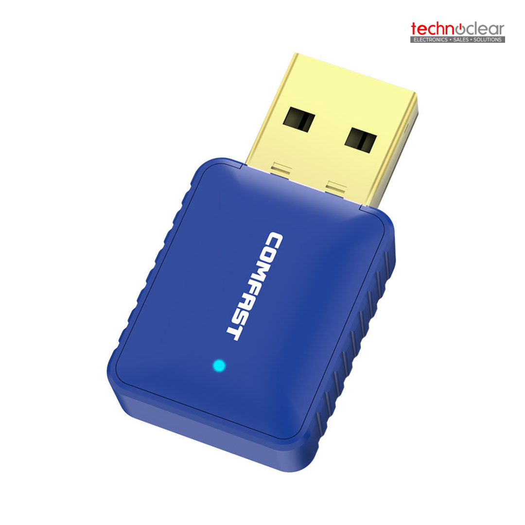 COMFAST CF-726B, USB WIFI DONGLE ADAPTER 650MBPS, BLUETOOTH 4.2, AUTO DRIVER