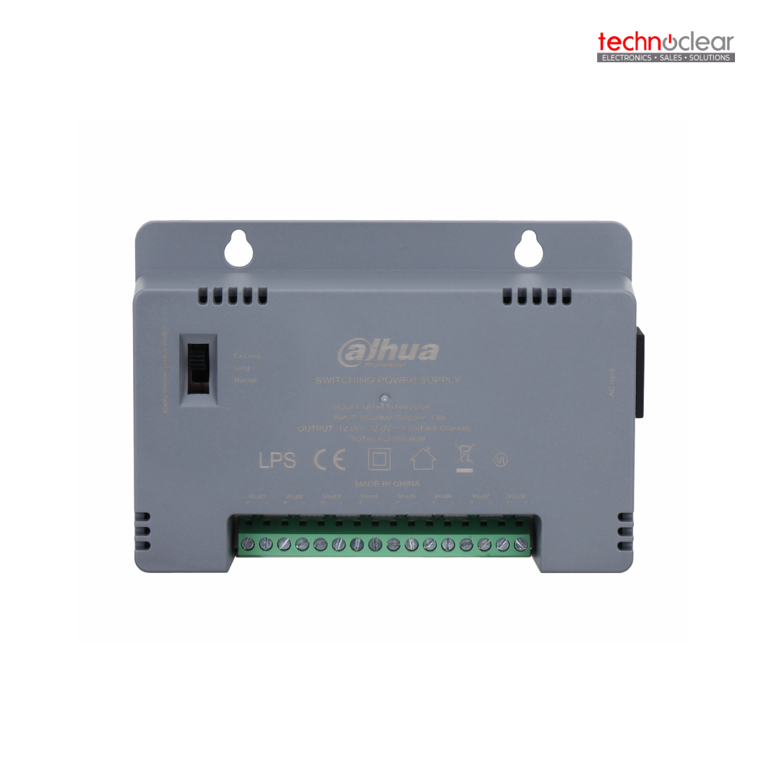 DH-PFM344D-8CH-US 60W 8-CHANNEL SWITCHING POWER SUPPLY