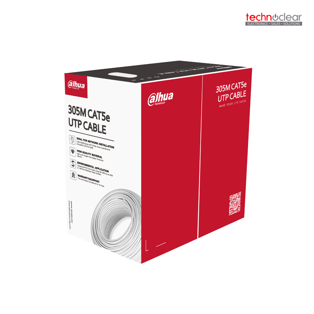 DH-PFM9201-5EUN - CAT5E INDOOR DAHUA (INDOOR WHITE) (305mtr/ per roll)