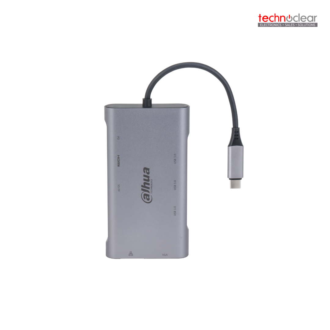 DH-TC39 9in1 USB 3.1 TYPE-C TO USB 3.0 + HDMI +RJ45 +VGA + SD/TF +PD DOCKING STATION
