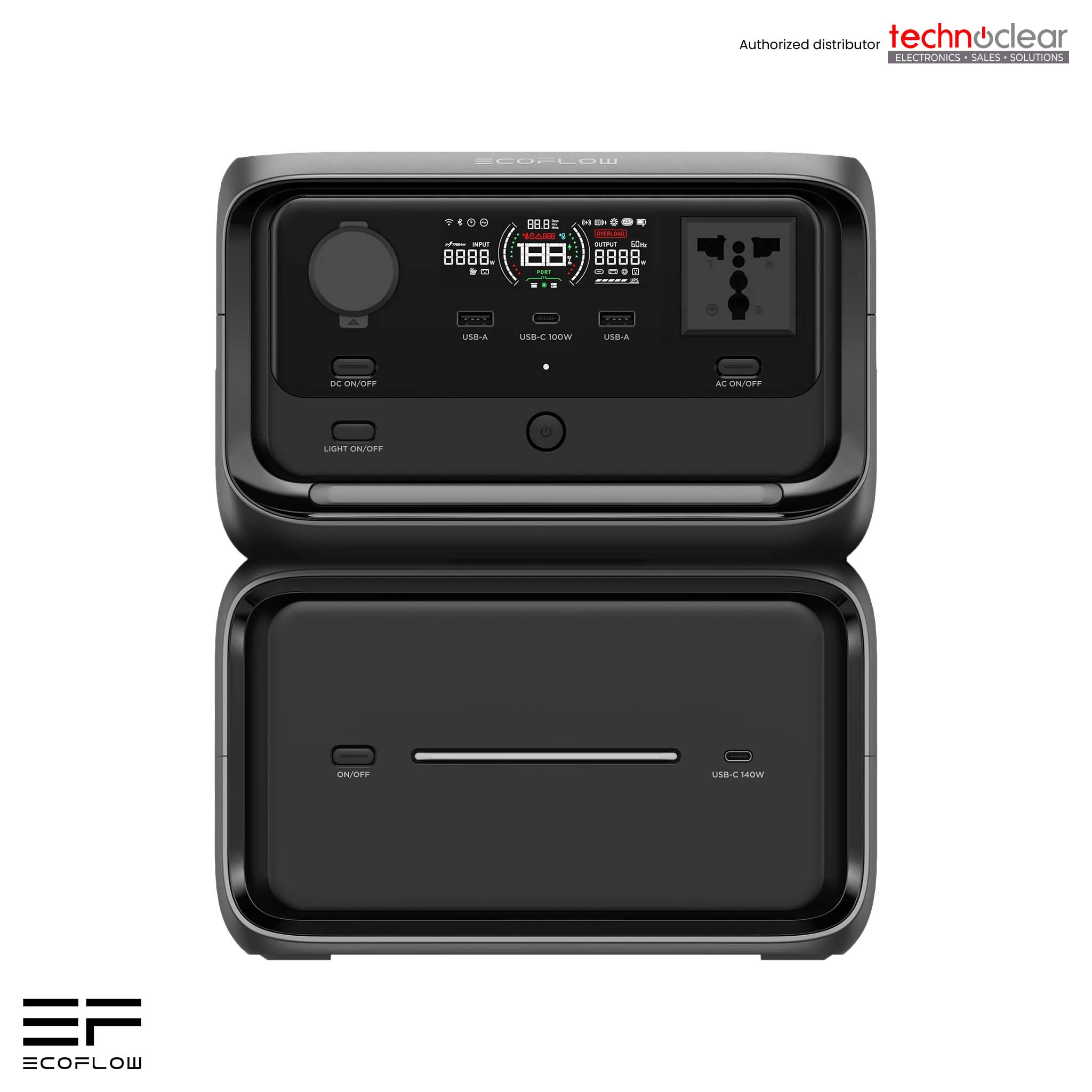 ECOFLOW RIVER 3 MAX PLUS - INTL with 1*ECOFLOW RAPID POWERBANK 10000MAH/1*ECOFLOW RIVER 2 SERIES/RIVER 3/ RIVER 3 PLUS BAG