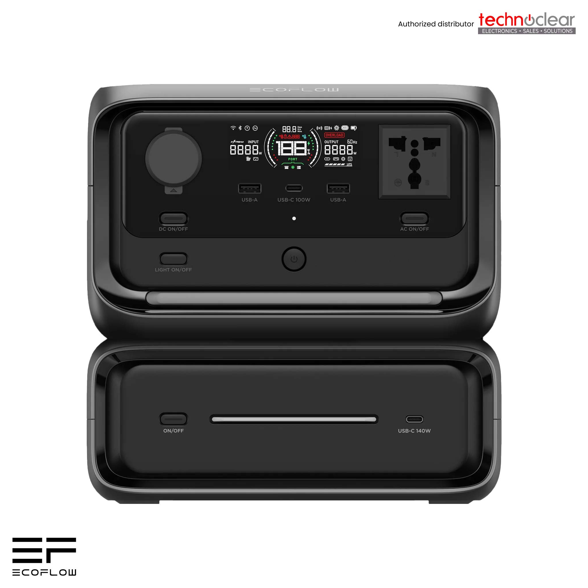 ECOFLOW RIVER 3 PLUS (2) - INTL // 1PC - EXTRA BATTERY 300 // 1PC - RIVER 3 PLUS BAG