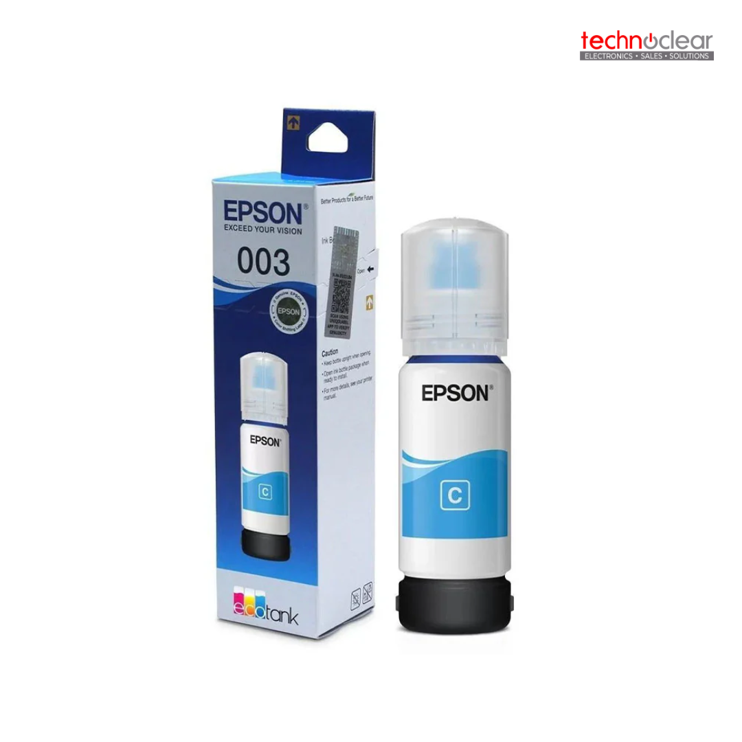 EPSON C13T00V200 INK BOTTLE CYAN for (L1110 L3150 L3110 )(L1100 SERIES, L3100 SERIES,L5100 SERIES - 003
