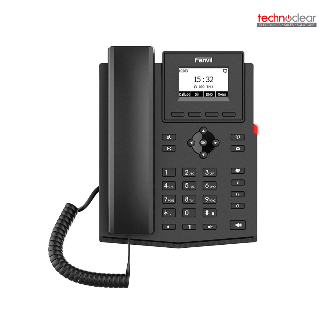 FANVIL X301W(US) 2.3 WI-FI 2 SIP LINES + LINUX + POE ENTRY LEVEL IP PHONE