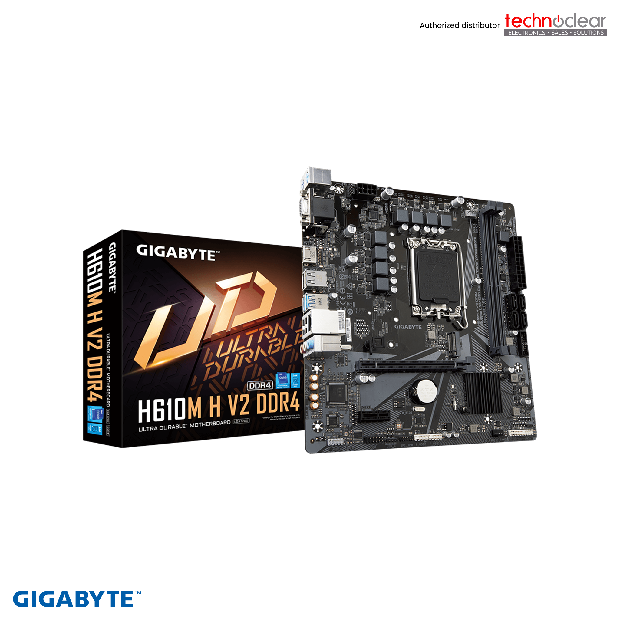 GIGABYTE - H610M-H-V2-DDR4 4, MOTHER BOARD