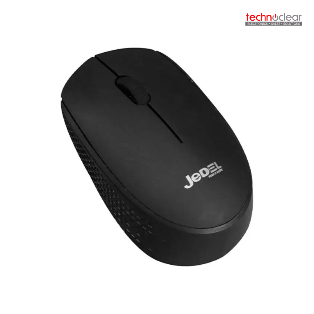 JEDEL W690 WIRELESS 2.4GHZ 1200DP I OPTICAL MOUSE USB BLACK