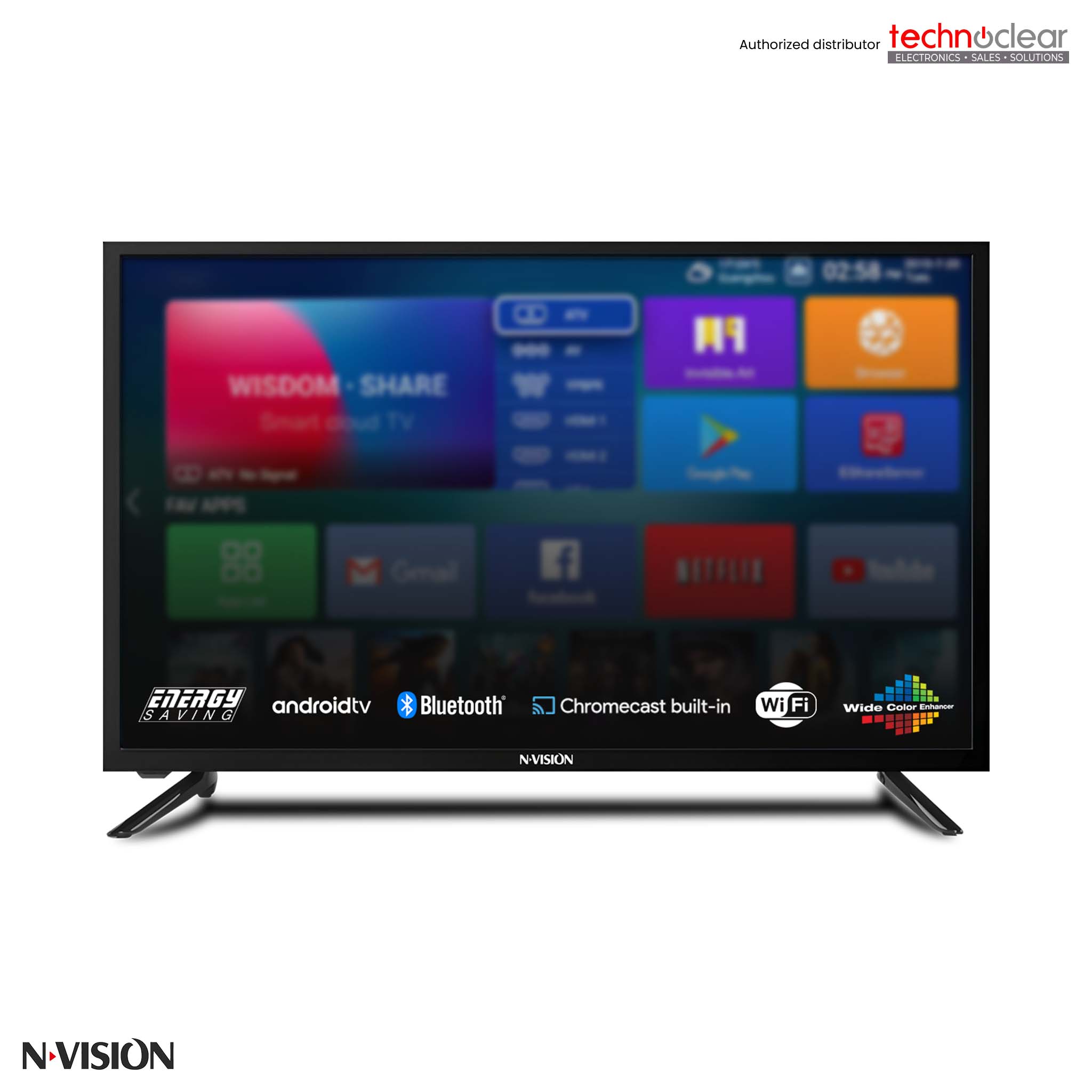 NVISION S32MC 32" // NVISION S32MD 32"HD SMART ANDROID TV 12.0 / WITH BT +E SHARE