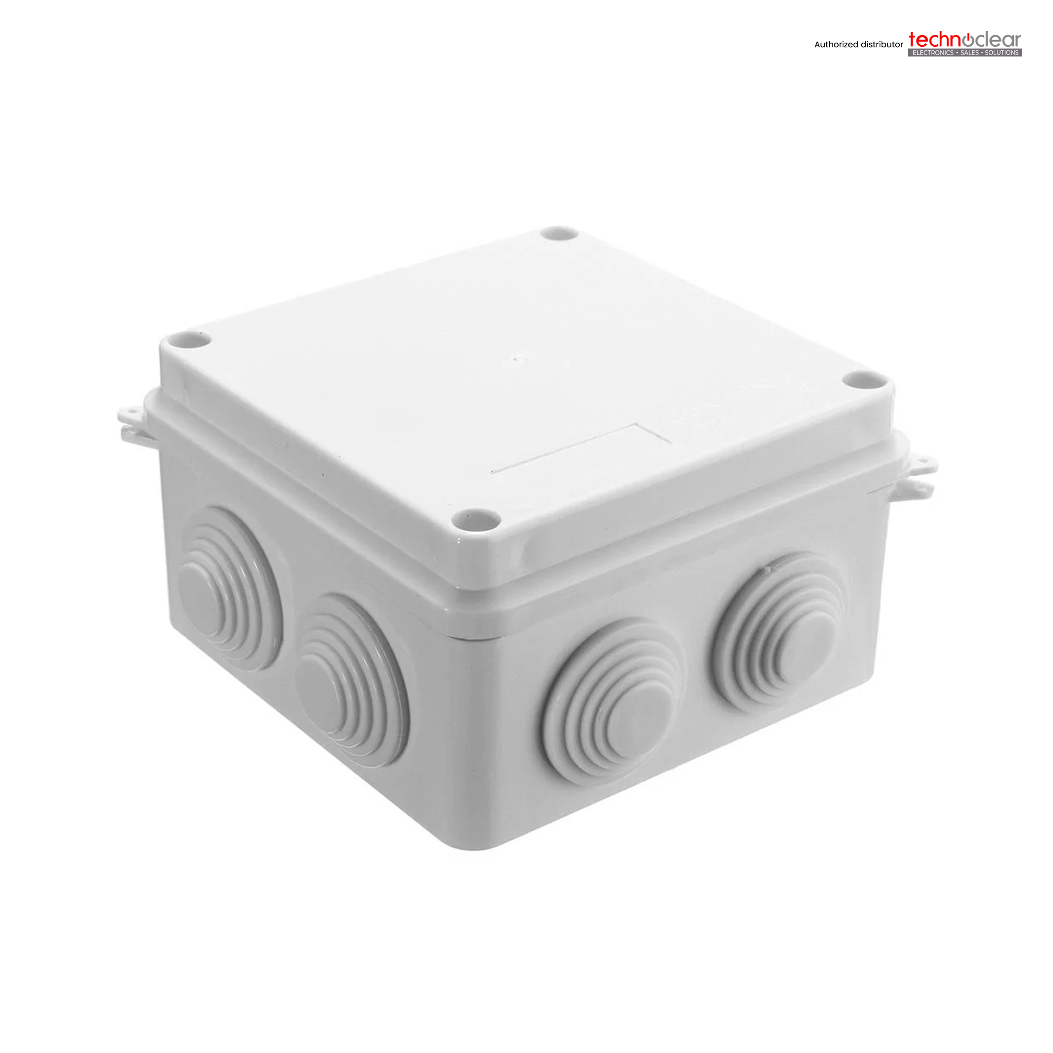 S PVC SQUARE BOX 100 X 100 X 70MM or 10*10*7 WATERPROOF BOX (WHITE / BLACK COLOR)