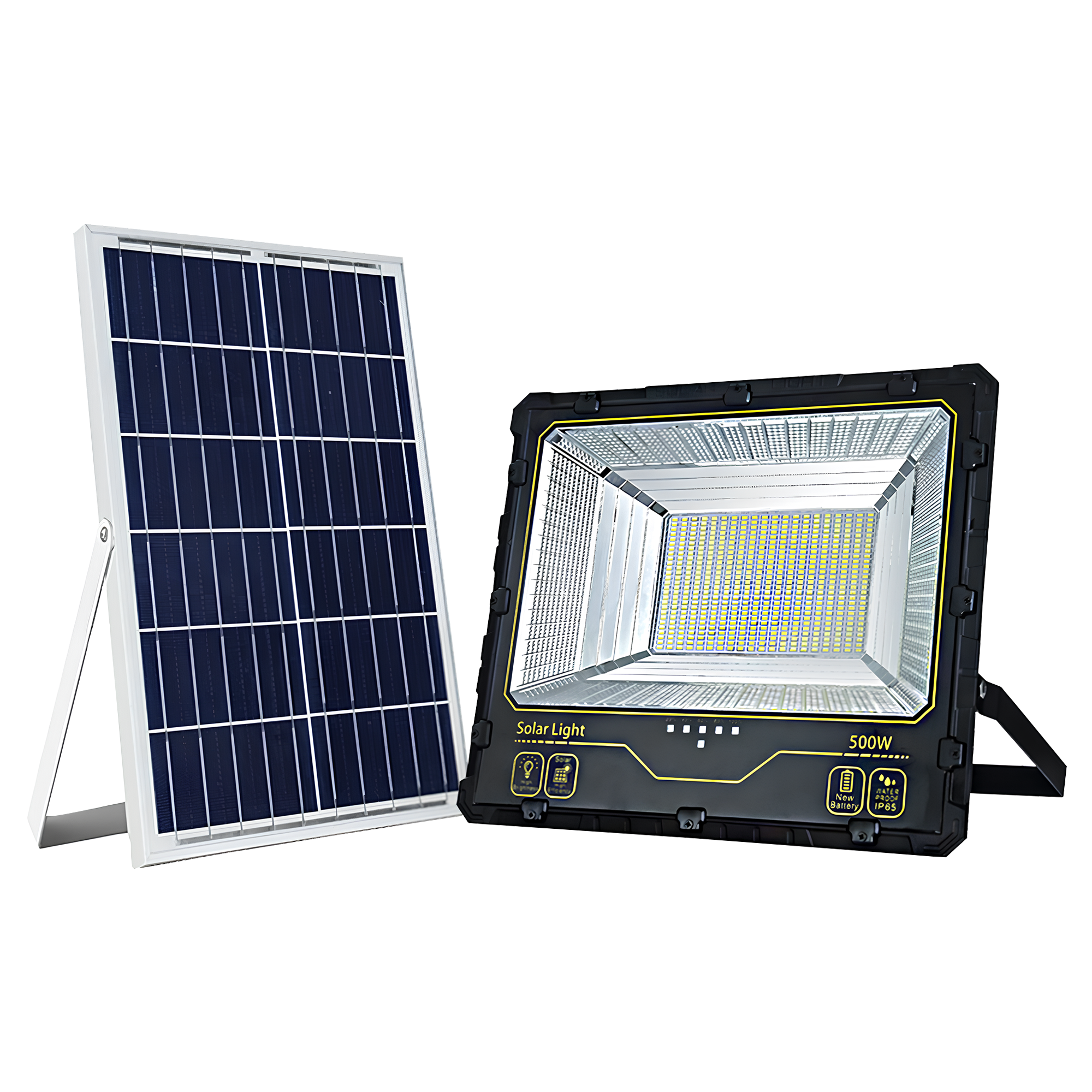 UP39-500W SOLAR LIGHT 500W WHITE BOX FLOOD LIGHT