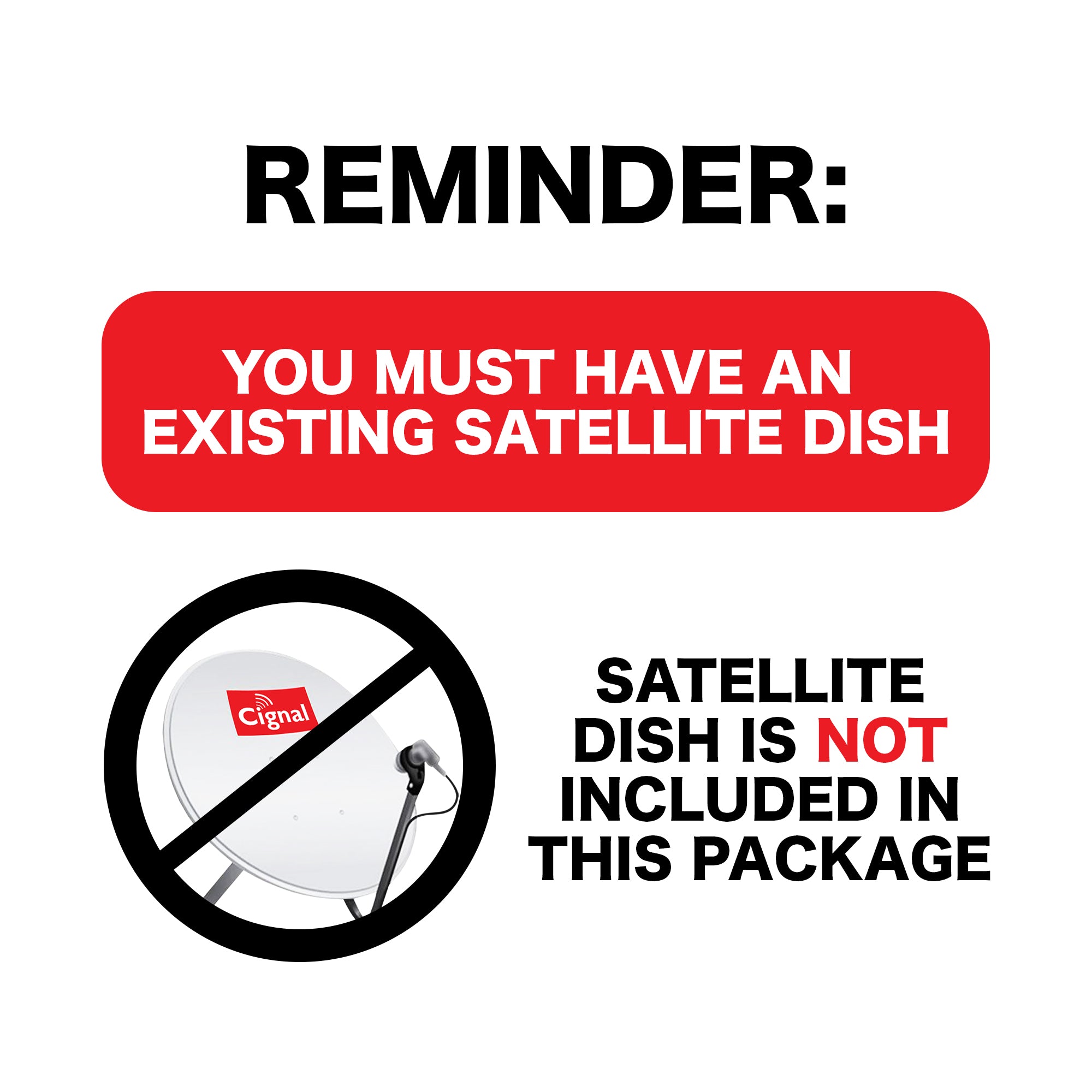 Cignal HD Prepaid Box ONLY (must have an existing satellite dish) | FREE 2 MONTHS 300 LOAD PROMO